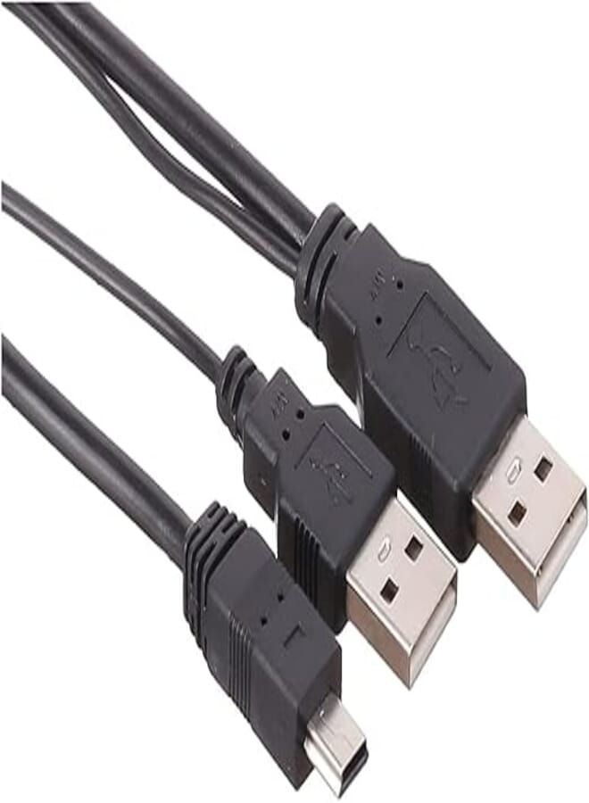 Keendex Kx2277 Male to Male Cable, 60 cm - Black